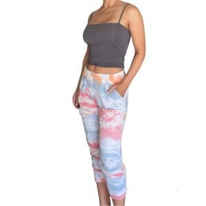 YFB (Revolve) Tie Dye Cargo Sweatpants XS Young Fabulous & Broke xs